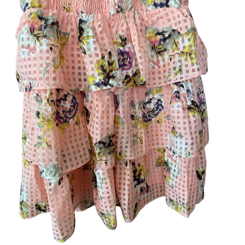 Buddy Love CONNER Short Lace Dress Peach Irish Rose size Medium - Picture 7 of 13